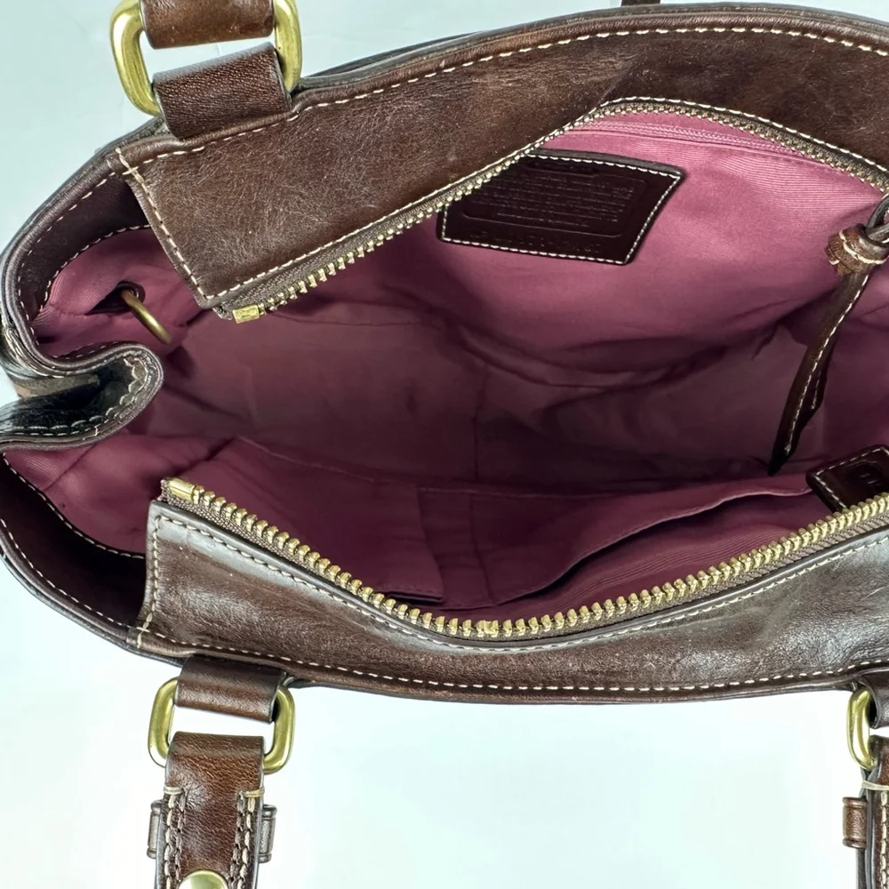 Authentic Coach Hamptons Signature Carryall Satchel Bag Style 12467 Y2K VTG